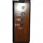 Φορητό Επαναφορτιζόμενο Mp3 Player/Radio με Ηχείο - WAXIBA XB-16U, σε καφέ χρώμα