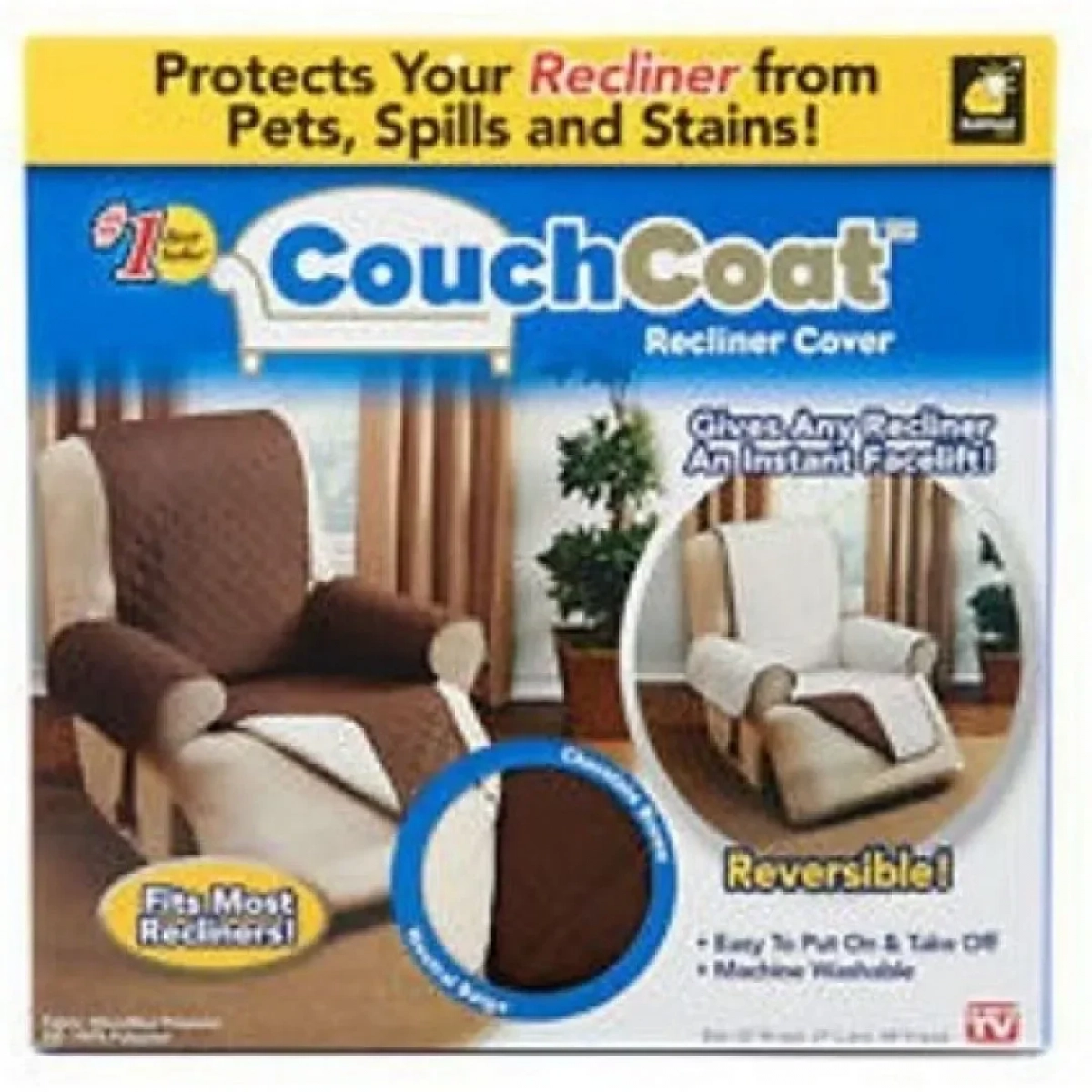 Προστατευτικό Κάλυμμα Πολυθρόνας 2 Όψεων – Couch Coat