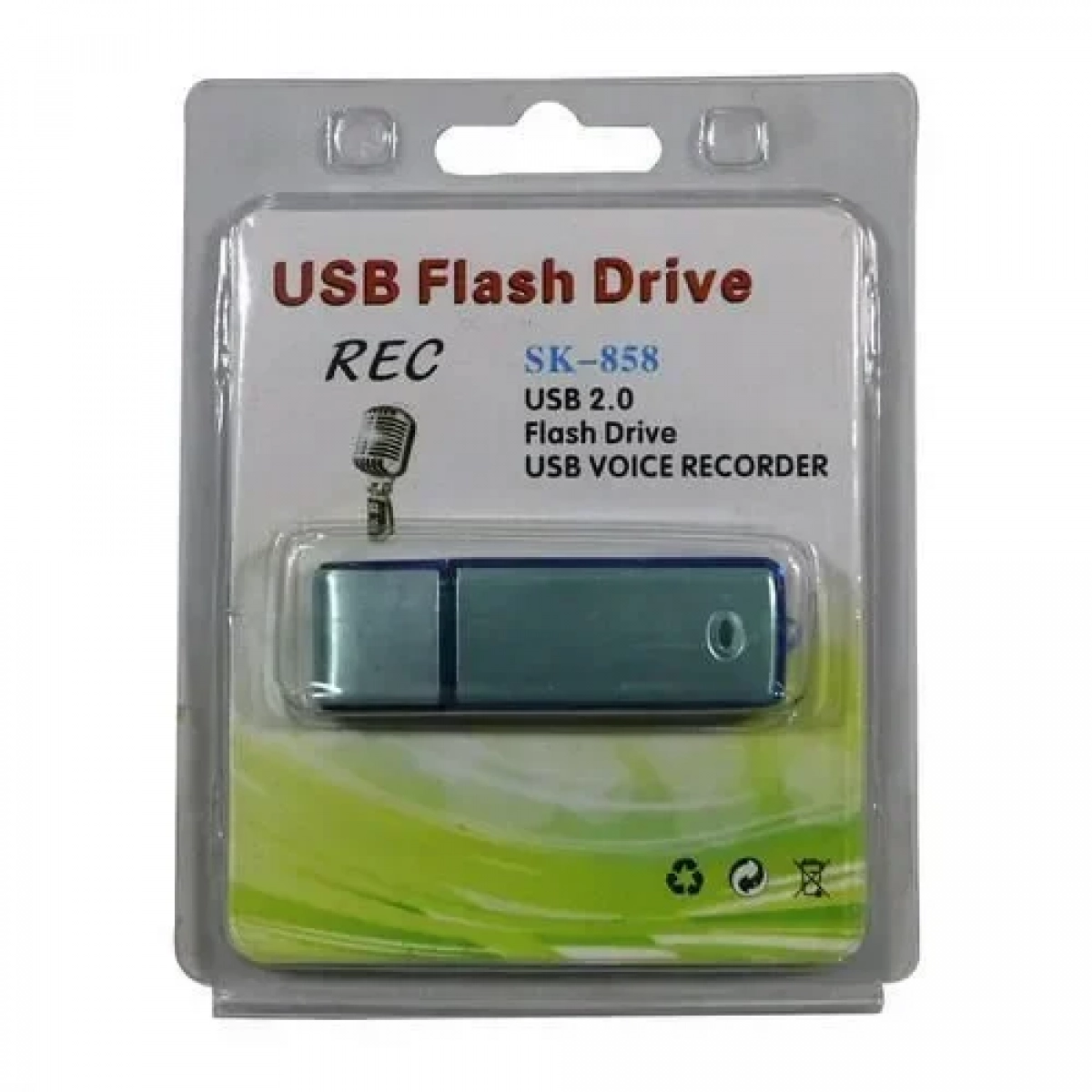 Συσκευή Καταγραφικό Ήχου USB Stick Spy Flash Με Μνήμη 8GB – SK858