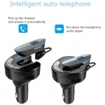 Ασύρματος Πομπός Handsfree Με Ακουστικό Bluetooth + USB Φορτιστής Αυτοκινήτου OEM V8 FM Transmitter