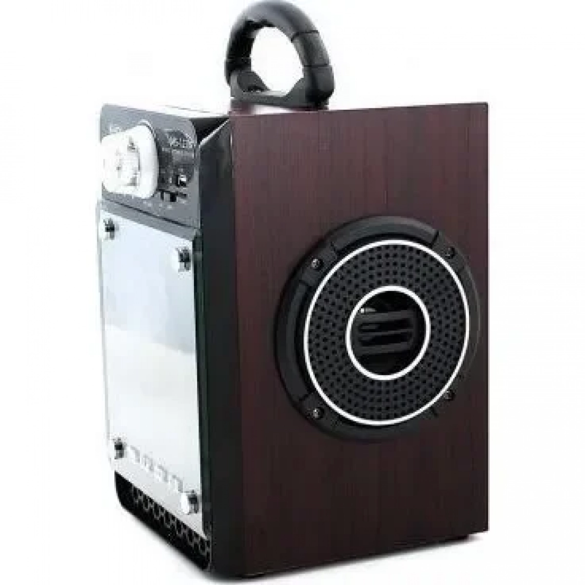 Mini Ηχοσύστημα Bluetooth 16W USB/SD/AUX Multimedia Player KINGWON MS-122BT, σε κόκκινο χρώμα