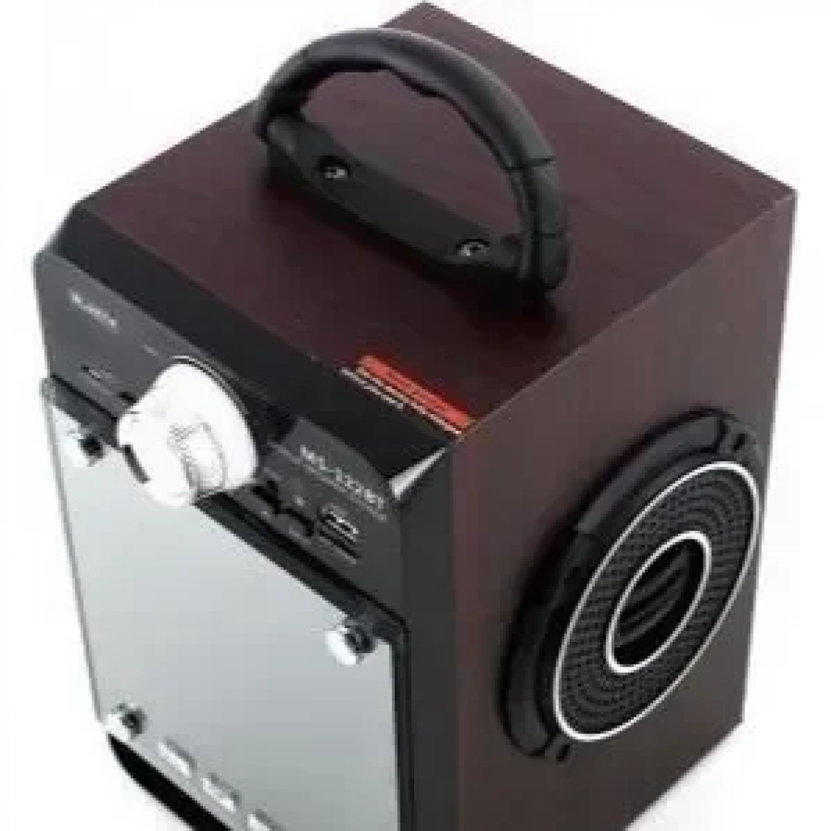 Mini Ηχοσύστημα Bluetooth 16W USB/SD/AUX Multimedia Player KINGWON MS-122BT, σε κόκκινο χρώμα
