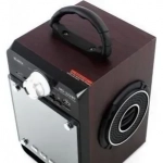 Mini Ηχοσύστημα Bluetooth 16W USB/SD/AUX Multimedia Player KINGWON MS-122BT, σε κόκκινο χρώμα