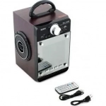 Mini Ηχοσύστημα Bluetooth 16W USB/SD/AUX Multimedia Player KINGWON MS-122BT, σε κόκκινο χρώμα