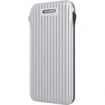 Power Bank Awei P80K 10000mAh, σε ασημί χρώμα