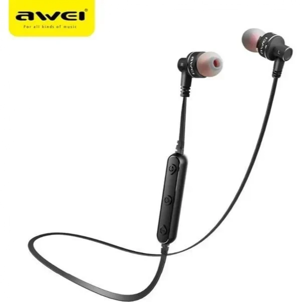 Ακουστικά Bluetooth Awei B990BL, σε μαύρο χρώμα - Image 3