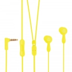 Remax RM-505 Ακουστικά earphone με μικρόφωνο, σε κίτρινο χρώμα