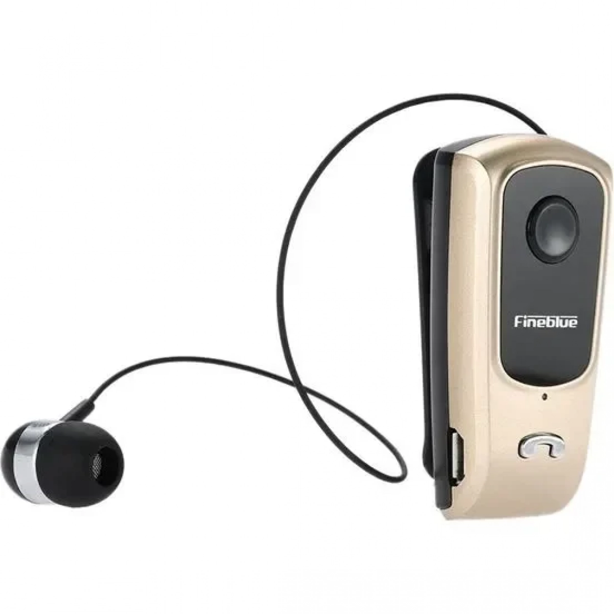 Ακουστικό Bluetoοth Hands Free Fineblue F920, σε χρυσό χρώμα