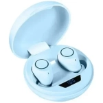 Ασύρματα ακουστικά Bluetooth 5.0 με θήκη φόρτισης DT-11, σε γαλάζιο χρώμα