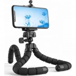 Bluetooth Χειριστήριο και Τρίποδο για Selfie Φωτογραφίες σε μαύρο χρώμα EZRA-ST04