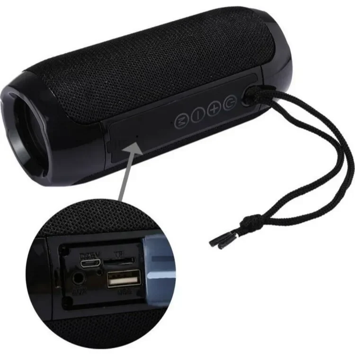 Φορητό Ασύρματο Ηχείο Bluetooth T&G TG-117, σε μαύρο χρώμα