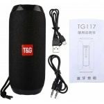 Φορητό Ασύρματο Ηχείο Bluetooth T&G TG-117, σε μαύρο χρώμα