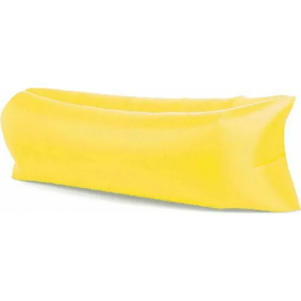 Φουσκωτό Στρώμα & Κάθισμα Ξαπλώστρα Lazy Bag Inflatable Air Sofa 240CM, σε κίτρινο χρώμα
