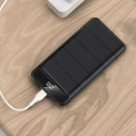 Remax RPP-141 Power Bank 30000mAh led screen, σε μαύρο χρώμα