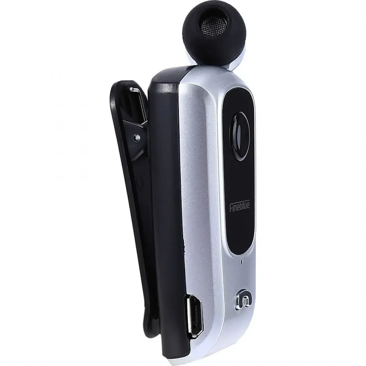 Ακουστικό Bluetoοth Hands Free Fineblue F920, σε ασημί χρώμα
