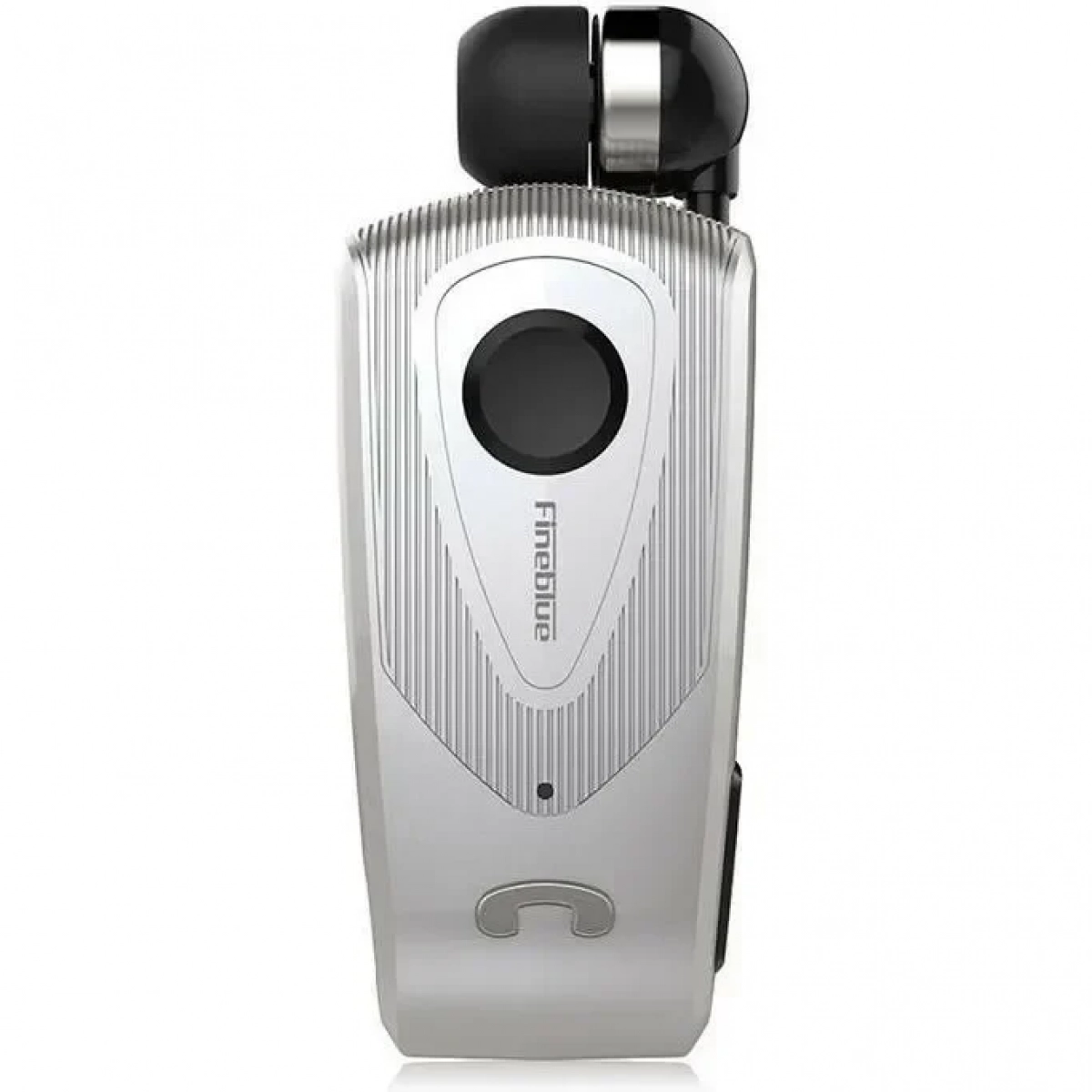 Fineblue bluetooth hands free ακουστικό F930, σε ασημί χρώμα
