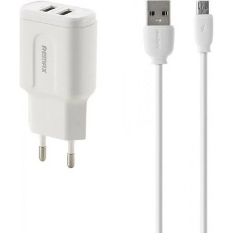 Φορτιστής και Καλώδιο Μεταφοράς Δεδομένων micro USB 2.4A remax RP-U22