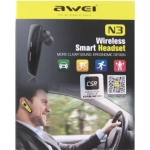 Ακουστικό Bluetooth Awei N3, σε κίτρινο χρώμα