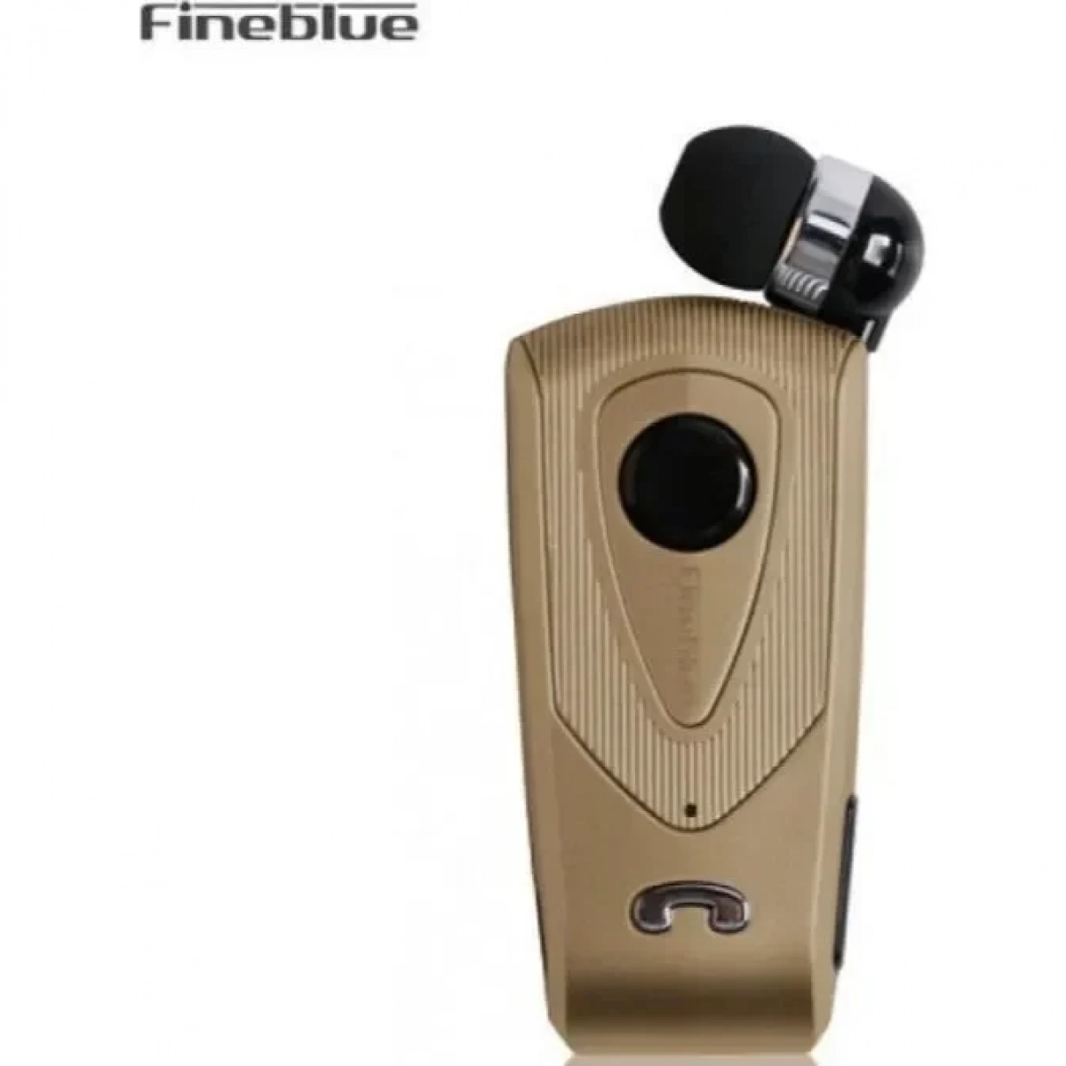 Fineblue bluetooth hands free ακουστικό F930, σε χρυσό χρώμα
