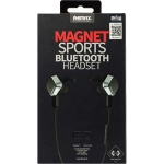 Ακουστικά Bluetooth Stereo Sports Remax RB-S2 Με Μαγνητική Στήριξη, σε μαύρο χρώμα