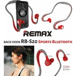 Αθλητικό Bluetooth Ακουστικό REMAX RB-S20, σε κόκκινο χρώμα