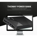 Remax Thoway 5000mAh Mobile Power Bank RPP-54, σε μαύρο χρώμα