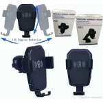 Φορτιστής K81 Car Wireless Charging Phone Holder, σε μαύρο χρώμα