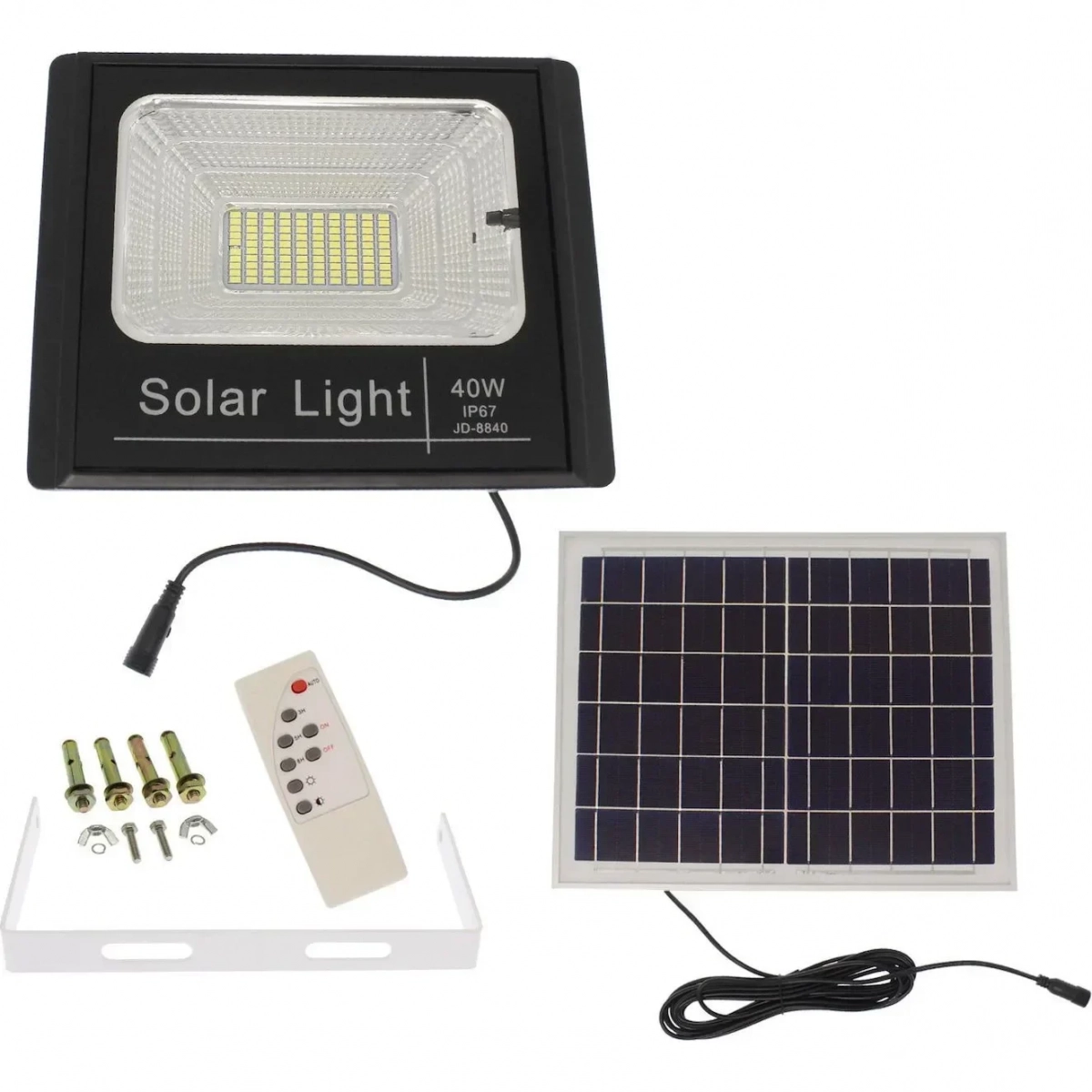 Ηλιακός προβολέας 40W Solar light JD-8840