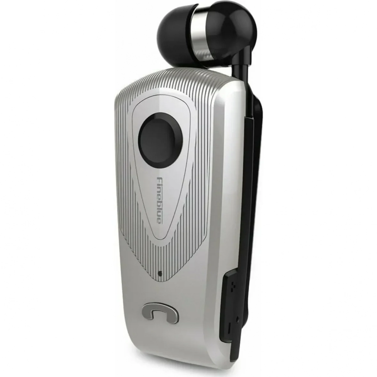 Fineblue bluetooth hands free ακουστικό F930, σε ασημί χρώμα