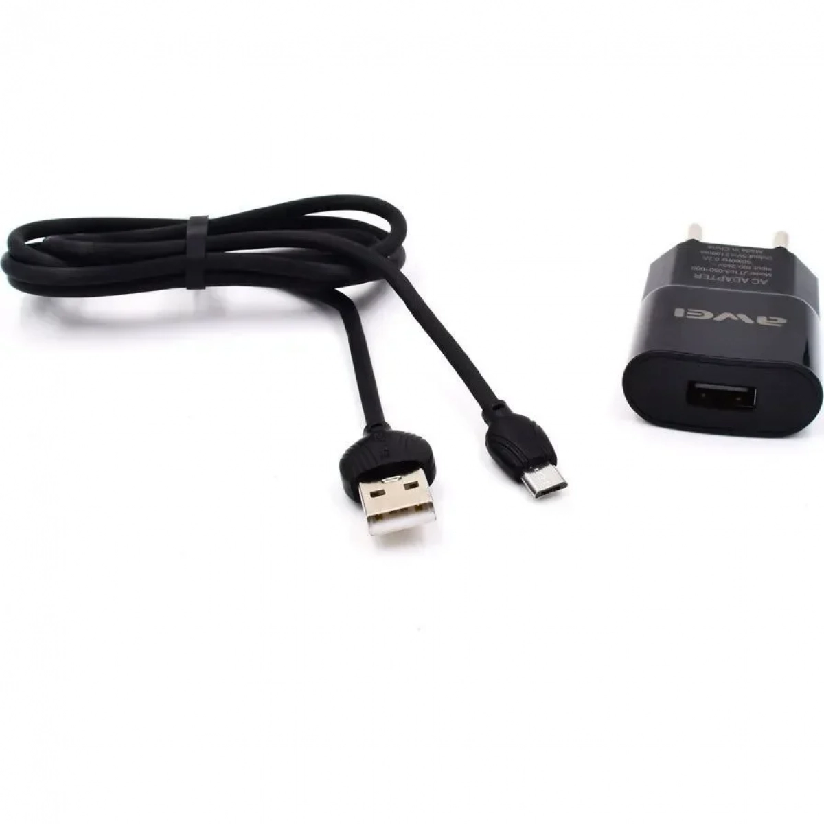 Φορτιστής Awei C-831 με Kαλώδιο Micro Usb (Μαύρο)