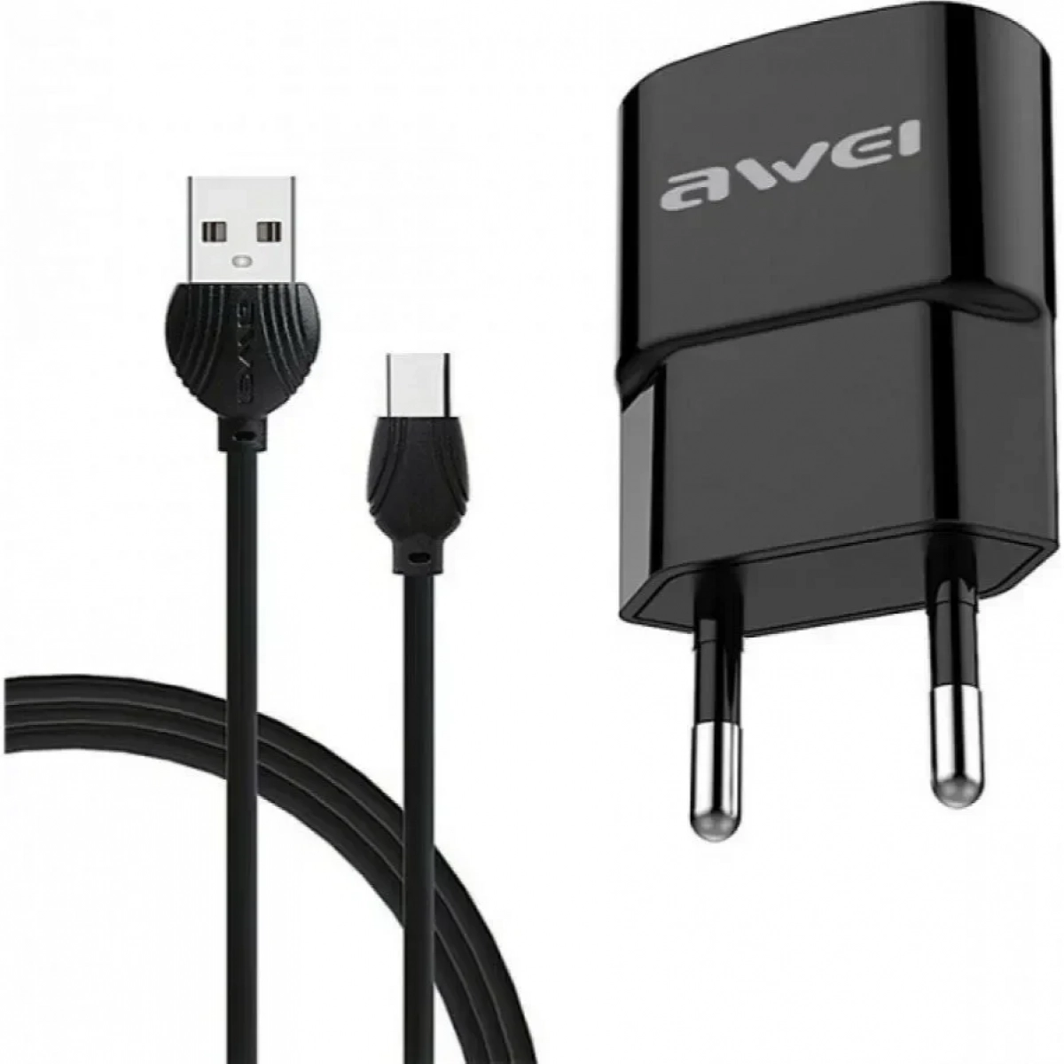 Φορτιστής Awei C-831 με Kαλώδιο Micro Usb (Μαύρο)