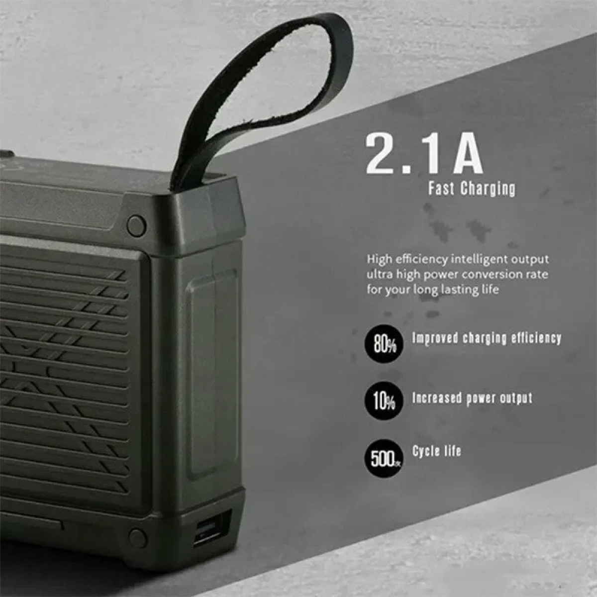 Powerbank Remax RPP-79 Armory Series 10000mAh, σε μαύρο χρώμα