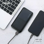 Powerbank Remax Linon 2 RPP-124 10.000mAh, σε μαύρο χρώμα