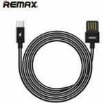 Kαλώδιο Ταχυφόρτισης/Σύνδεσης Remax RC-080a 2.1A USB to Type C (1m), σε μαύρο χρώμα