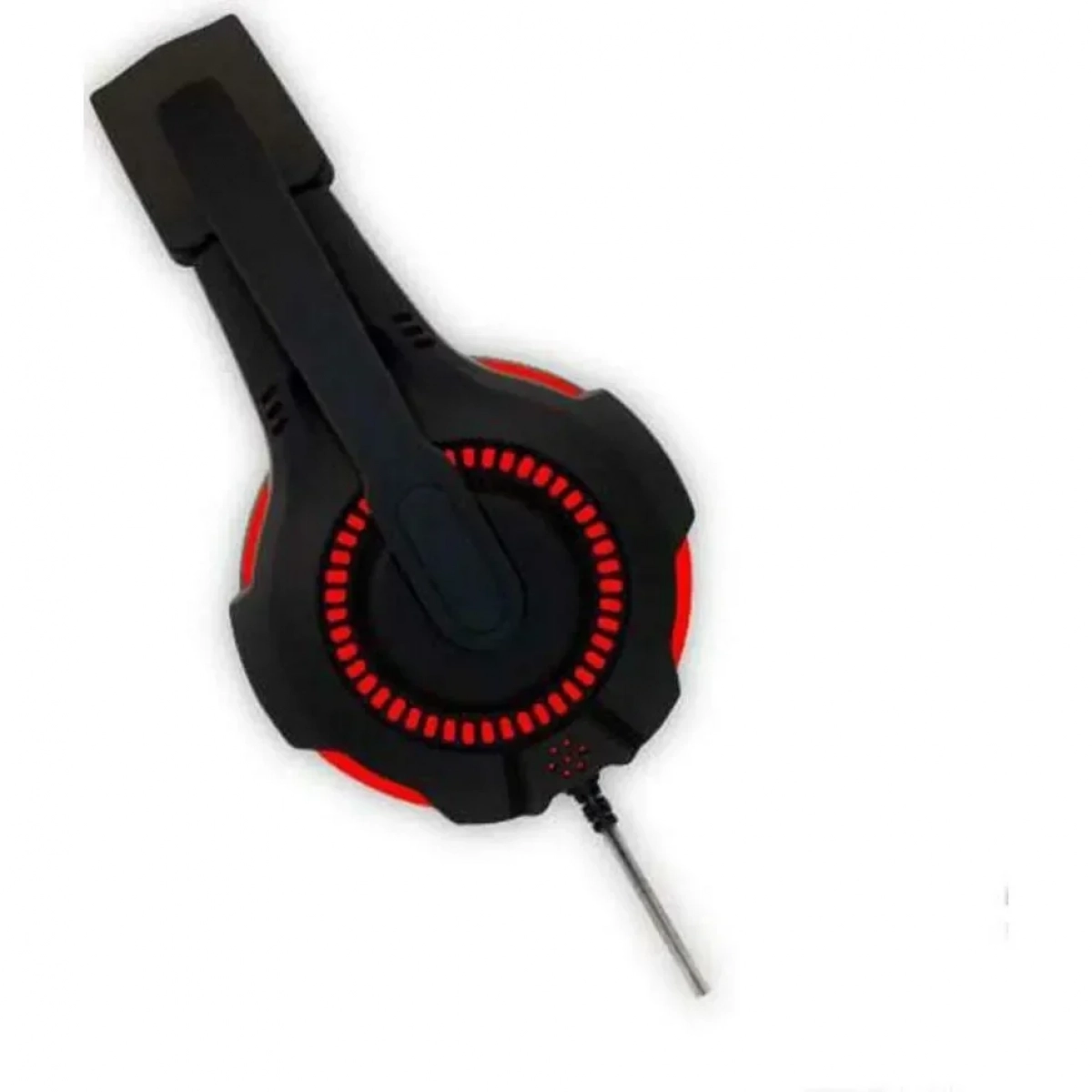 Ακουστικά Stereo KOMC USB Headphones G301, σε κόκκινο χρώμα