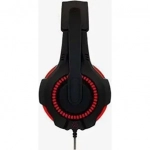 Ακουστικά Stereo KOMC USB Headphones G301, σε κόκκινο χρώμα