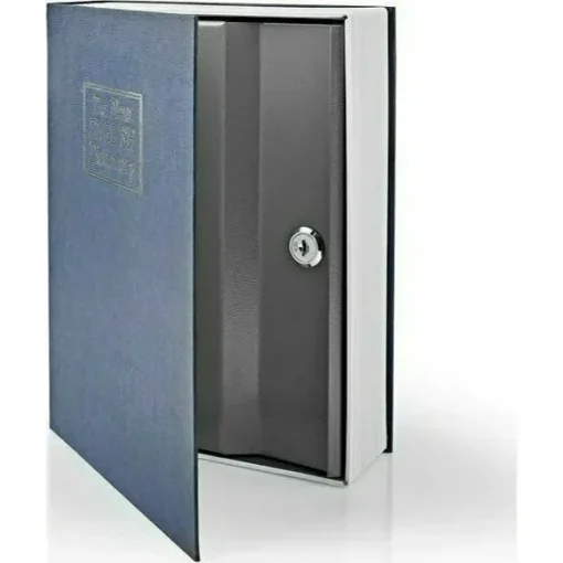 XLarge Βιβλίο Χρηματοκιβώτιο Ασφαλείας με Πολυτελές Δέσιμο - Book Safe Dictionary, σε μπλε χρώμα