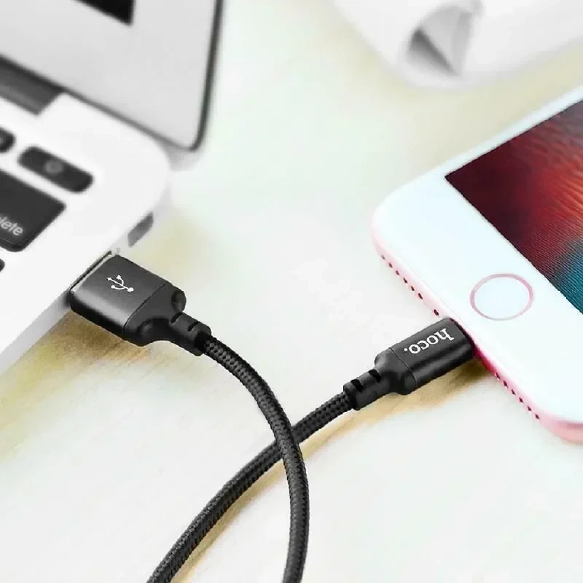 Καλώδιο Hoco X14 για Lightning to Usb 3m, σε μαύρο χρώμα