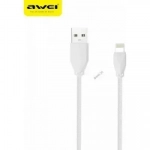Καλώδιο AWEI CL-981 Usb A to Lightning, σε λευκό χρώμα
