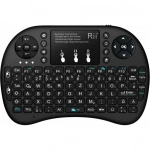 Riitek Αυθεντικό Ασύρματο Πληκτρολόγιο Original Rii i8+ Mini Bluetooth Keyboard with Touchpad RT-MWK08P μαύρο