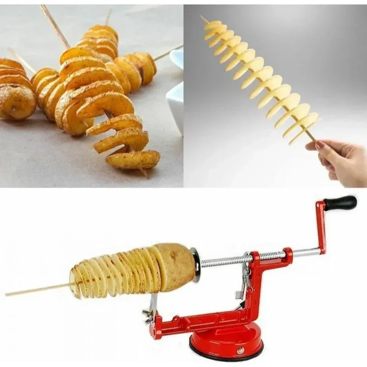 Ανοξείδωτος κόφτης πατάτας σε σπιράλ - Spiral Patato Slicer GL-21629
