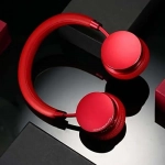 Ακουστικά Remax Bluetooth Headset RB-520 HB σε κόκκινο χρώμα