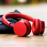 Ακουστικά Remax Bluetooth Headset RB-520 HB σε κόκκινο χρώμα