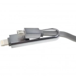 Φορτιστής Αυτοκινήτου Remax Finchy RCC103 με καλώδιο microUSB / Lightning (Ασημί)