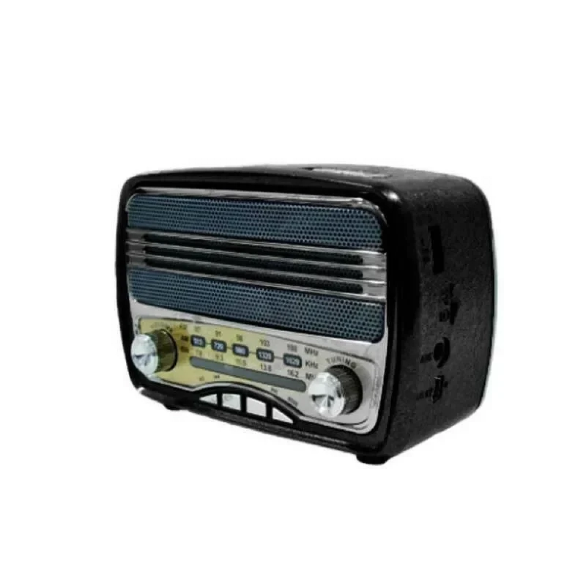 Vintage Ηχείο Bluetooth & Ραδιόφωνο Meier M-166BT, σε μαύρο χρώμα