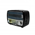 Vintage Ηχείο Bluetooth & Ραδιόφωνο Meier M-166BT, σε μαύρο χρώμα