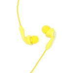 Remax RM-505 Ακουστικά earphone με μικρόφωνο, σε κίτρινο χρώμα