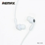 Remax RM-505 Ακουστικά earphone με μικρόφωνο, σε λευκό χρώμα