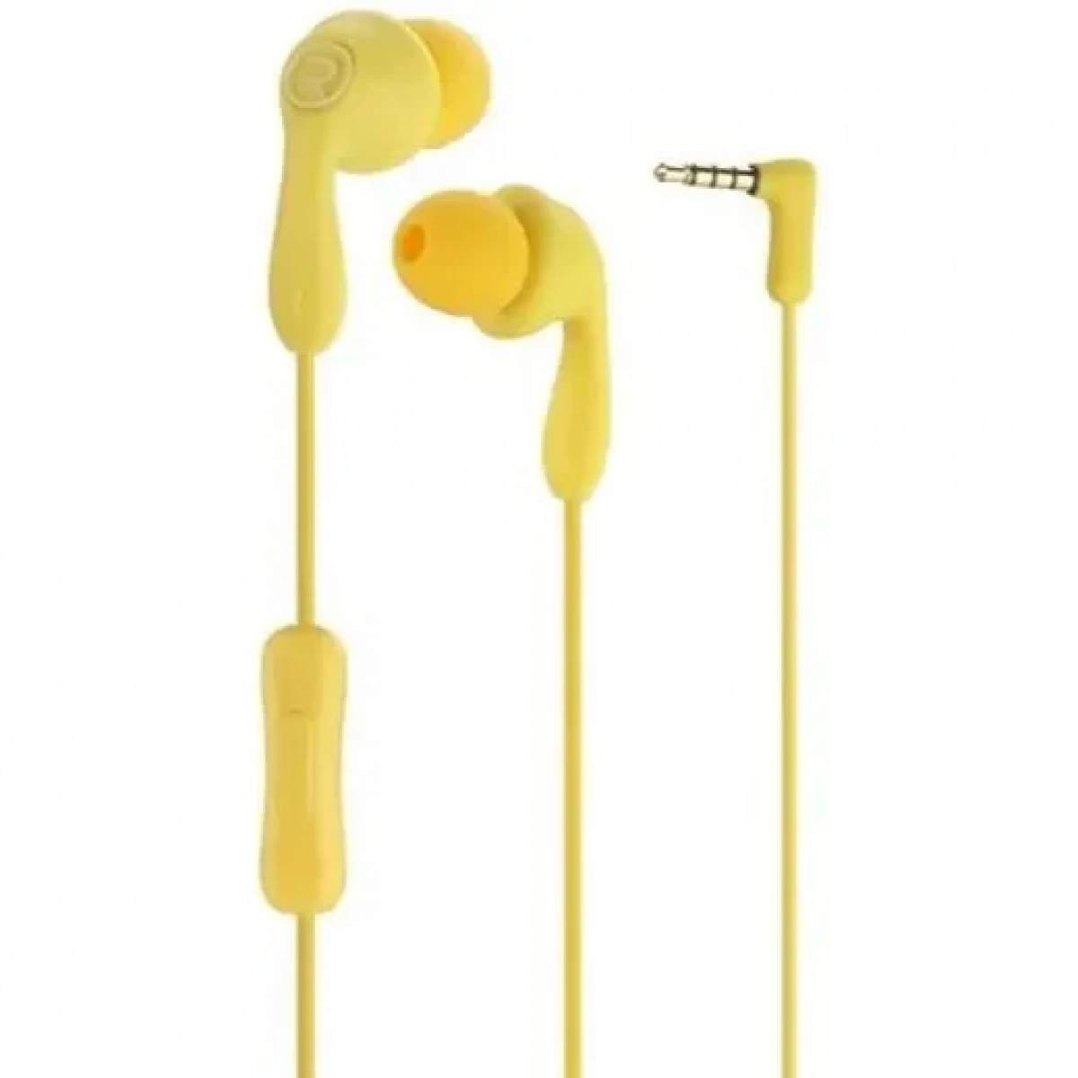 Remax RM-505 Ακουστικά earphone με μικρόφωνο, σε κίτρινο χρώμα