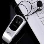 Ακουστικό Bluetoοth Hands Free Fineblue F920, σε ασημί χρώμα